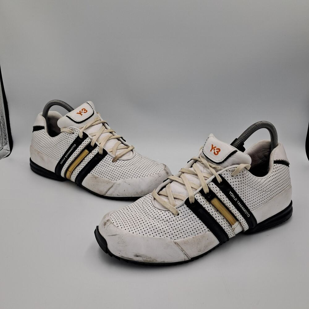 Size 7.5 - Adidas Y-3 Yohji Yamamoto Boxing Trainers Black & White